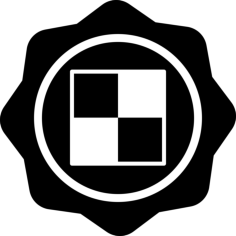 Delicious Social Badge Outline Svg File, Free Vectors File